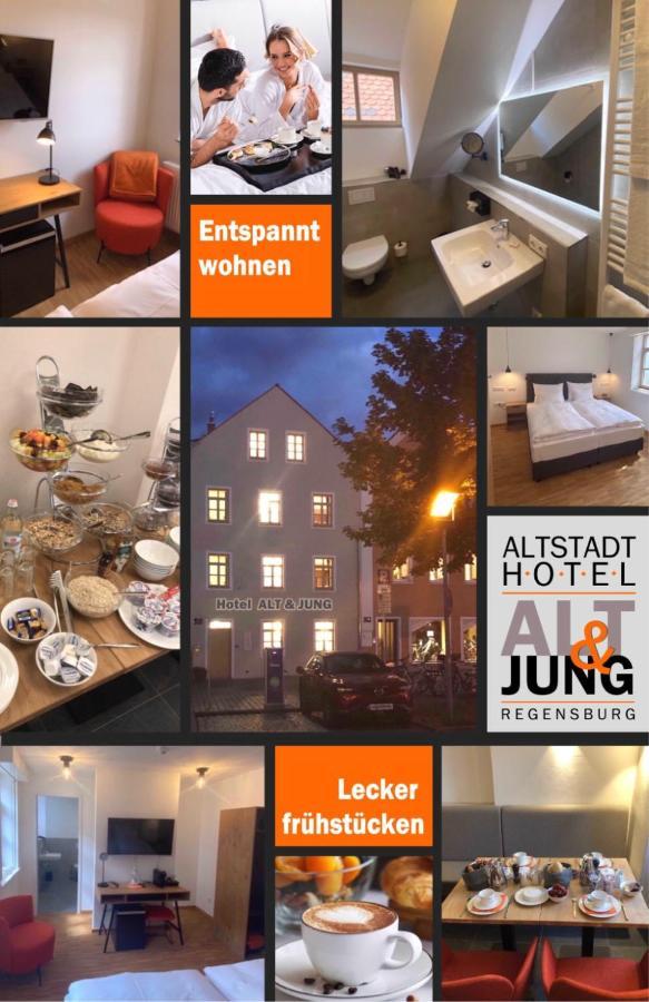 Altstadthotel Alt & Jung Regensburg Exteriör bild